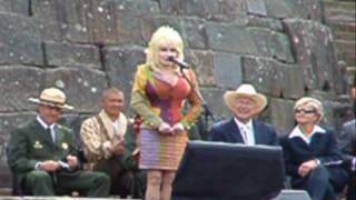 Dolly Parton at the Great Smoky Mountains National Park Anniversary [upl. by Rodl340]