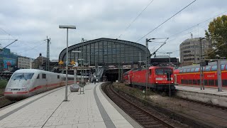 Hamburg Hauptbahnhof Zugverkehr Impressionen uncut [upl. by Aticnemrac]