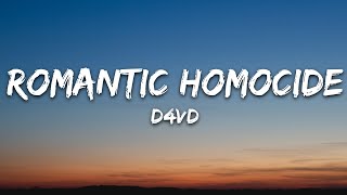 d4vd  Romantic Homicide Lyrics [upl. by Marinelli]