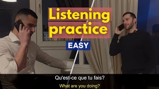 Easy French Listening Practice  FREN Subtitles [upl. by Adirehs608]