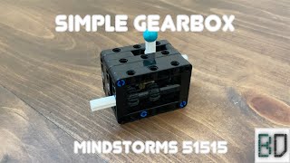 Simple 2Speed Gearbox  Lego Mindstorms 51515 [upl. by Mcdermott]