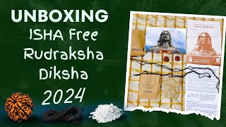 Unboxing ISHA Free Rudraksha Diksha2024 Rudraksha isha sadhguru unboxing रुद्राक्ष mahadev [upl. by Adamsen]