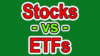 Stocks VS ETFs  Whats a Better Investment  Investing for Beginners [upl. by Arleyne]