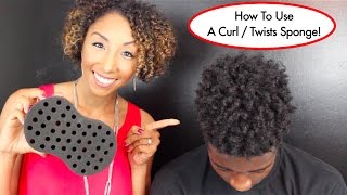 How To Use A Curl  Twists Sponge Tutorial For Long Natural Hair  BiancaReneeToday [upl. by Yablon]