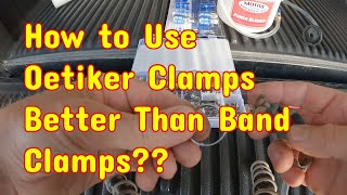 How to Use Oetiker or Ear Clamps and Why They Might be Better Than Screw Band Clamps [upl. by Trahurn]