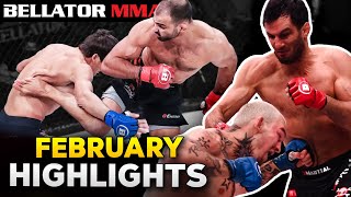 Top Fight Highlights February 2022  Bellator MMA [upl. by Pitchford]