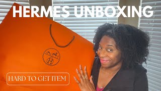 HERMES UNBOXING MY LATEST BAG PURCHASED IN AUGUST [upl. by Barkley]