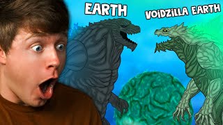 Reacting to GODZILLA EARTH vs VOIDZILLA EARTH Epic Battle [upl. by Atir517]