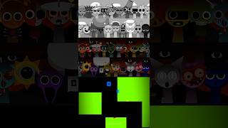 All Incredibox Sprunki Characters Singing Together Mod Happy vs Horror  Blue Bouncing Square [upl. by Tollman496]