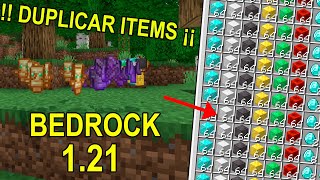 Duplicar items en Minecraft 121 Bedrock leer descripción  Yamil 07 Gamer [upl. by Ilac557]