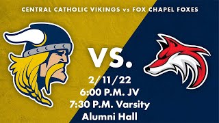 Central Catholic Basketball Vs Fox Chapel  LIVESTREAM [upl. by Vanden]