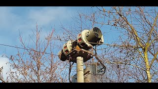 Carstairs siren test  Carstairs Village solenoids too 🏨🔊😍🎄 [upl. by Sommer]