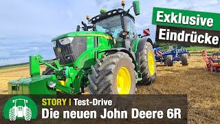 John Deere 6R Generation 2022  Neuheit  TestDrive [upl. by Yellat]