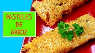 PASTELES DE ARROZ  tamal puertorriqueño [upl. by Nnitsuj]