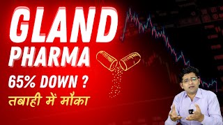 why Gland Pharma Share crashed 65  Gland Pharma Share Detailed Analysis I Gland Pharma Share News [upl. by Sirromaj52]