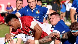 Tonga vs Italy HIGHLIGHTS  Test Match Rugby 2024 [upl. by Grath]