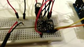 Driving a bipolar stepper motor with Arduino Uno and Pololu A4988 carrier [upl. by Esiuqcaj699]