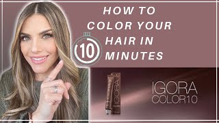 How To Color Your Hair In 10 Minutes [upl. by Magan716]