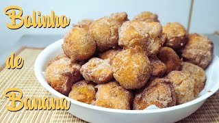 BOLINHO DE CHUVA COM BANANA SIMPLES [upl. by Corwun209]