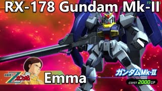 Mobile Suit Gundam Gundam vs Gundam RX178 Gundam MkII  Time Attack Stage [upl. by Eidua]