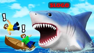 SURVIVE The BIGGEST SHARK In Roblox [upl. by Ailegnave]