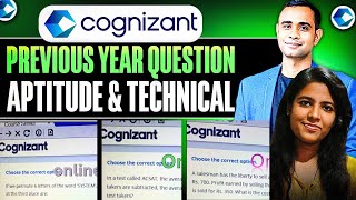 🔥Cognizant Previous Year Aptitude amp Technical Assessment Questions  Cognizant PYQ🔥 [upl. by Buck]