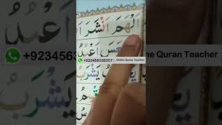 Learn Noorani Qaida with Tajweed  Live Quran Class  Online Quran Teacher quran quranreading [upl. by Genesia]