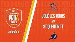 PRO A DAMES  J4  JOUE LES TOURS TT vs TT SAINT QUENTIN [upl. by Ylro]