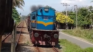 Sri Lanka Railway M10A 945 Rajarata Rejina Train Passing Panadura [upl. by Airdnas280]