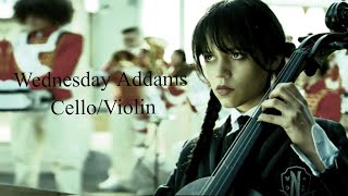 Badass Classical audio cello music  Wednesday addamsDark academia\Jenna Ortega violon music 3 [upl. by Esahc]