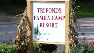 Camping at Tri Ponds Family Resort near Allegan Mi [upl. by Chamkis]