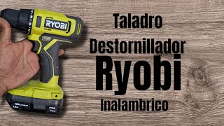 Taladro destornillador Ryobi inalambrico revisión y prueba [upl. by Arriet818]