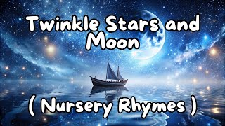 Twinkle Stars and Moon  Song with vocals Kids Songs Nursery Rhymes [upl. by Marybelle]