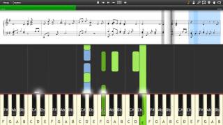 M83 feat Susanne Sundfor  Oblivion  Piano tutorial and cover Sheets  MIDI [upl. by Halette]