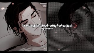 alight motion 5 badass style transitions tutorial ♪ 53 [upl. by Dasa758]