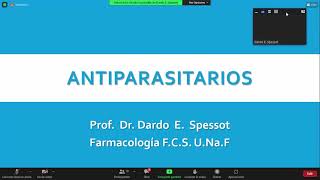 Farmacología Unidad 19 Antiparasitarios [upl. by Joellen]