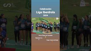 Celebración Liga Iberdrola 2024 [upl. by Ecnarolf]