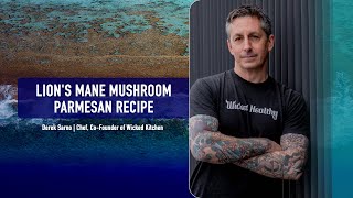 Lions Mane Mushroom Parmesan Recipe  Derek Sarno [upl. by Anemolif400]