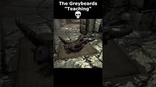 The Greybeards quotTeachingquot 💀 skyrim skyrimanniversary elderscrolls shorts [upl. by Eninotna]