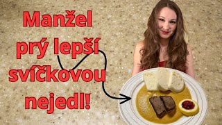 Famózní svíčková na smetaně  Recept který zvládne každý  Paní Plešatá [upl. by Downes543]