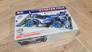 Unboxing Kit  Mini 4WD Starter Pack AR Speed Spec Aero Avante  18706  Tamiya Original [upl. by Leivad774]