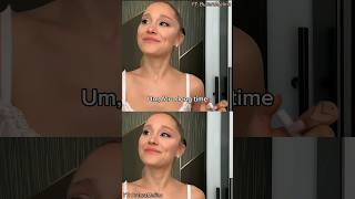 Ariana Grande gets emotional talking about her look 🥺 [upl. by Clarice]