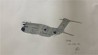 Drawing an Airbus A400m Atlas [upl. by Simson614]