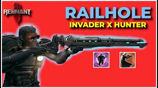 MONORAIL amp WORMMHOLE Spam  The RAILHOLE Burst DPS Build  INVADER X HUNTER [upl. by Tuneberg98]