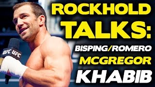 Luke Rockhold Breaks Down McGregor vs Khabib Bisping vs Romero  More [upl. by Sylvan]