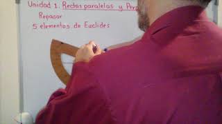 Explicacion de los 5 postulados de Euclides [upl. by Assilak]