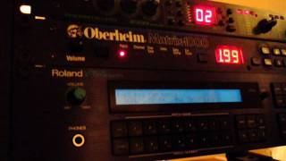 Roland D550 Frippertronics D50 [upl. by Aicxela793]