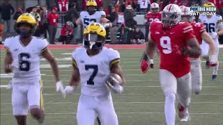 2022 Michigan Football Highlights  Ohio State [upl. by Enyallij]