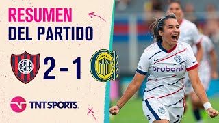 Las Santitas sumaron un nuevo triunfo ante las Guerreras  SanLorenzo 21 RosarioCentral  Resumen [upl. by Nemraciram]