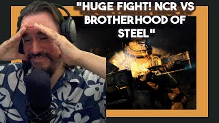 Vet Reacts Huge Fight NCR VS Brotherhood Of Steel Fallout Wip 01 To 07 By SODAZ [upl. by Papke]